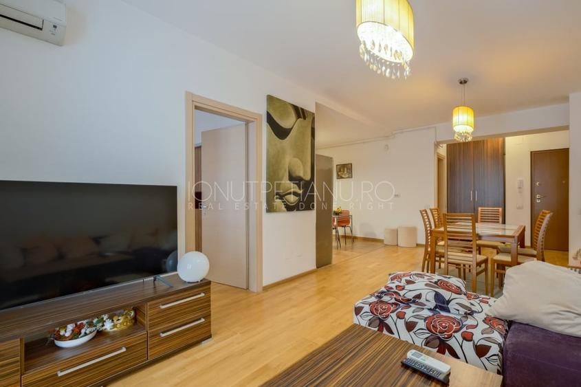 Apartament cu 2 camere semidecomandat, mobilat în Șoseaua Nordului