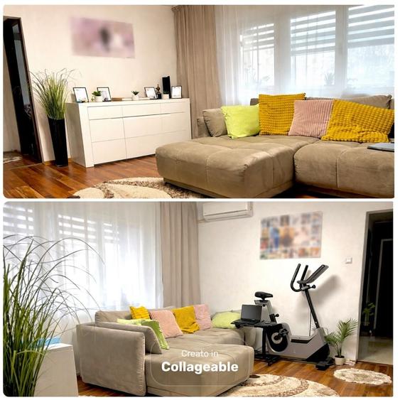 Apartament cu 2 camere semidecomandat în Nord