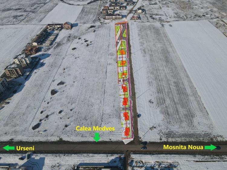 Teren Construcții intravilan de 609 mp, în Moșnița Nouă