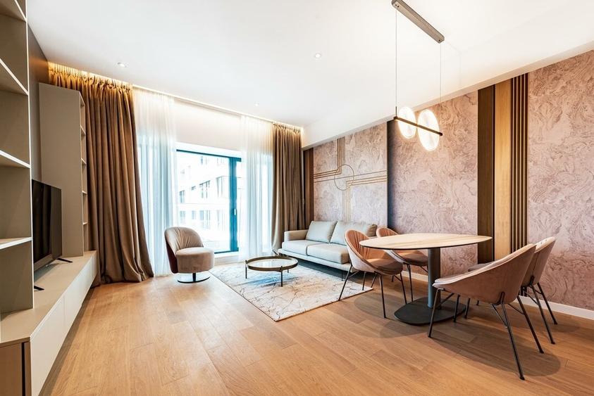 Apartament cu 3 camere decomandat, mobilat în Barbu Văcărescu — fotografia 1