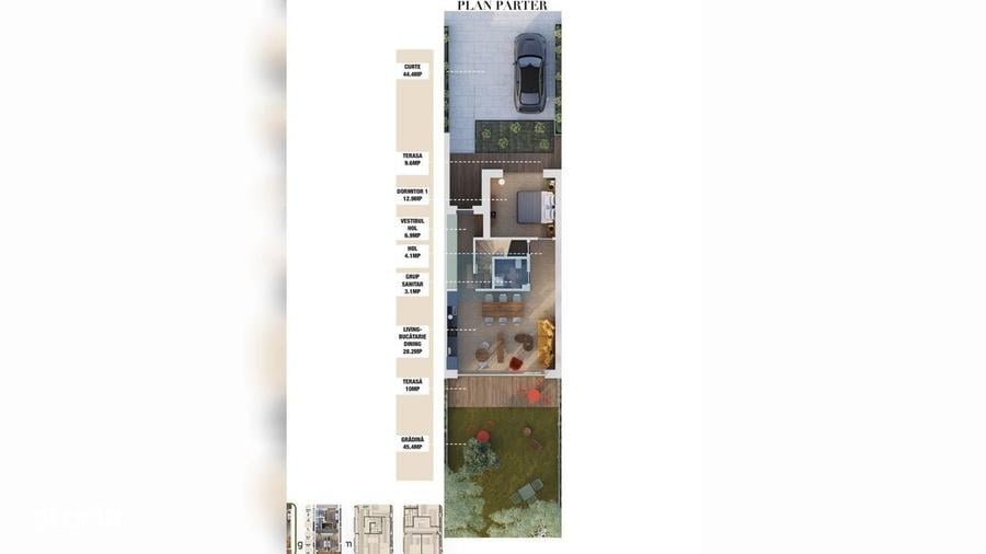 Casă cu 4 camere în Vânători