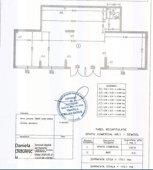 Spațiu comercial, de 110 mp, în Chiajna