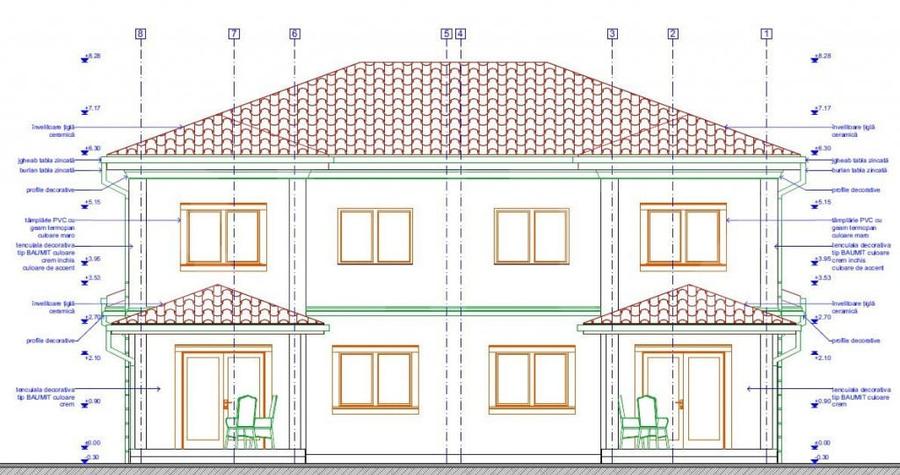 Duplex 4 camere, Su = 108mp, St=333mp, Giroc - 2