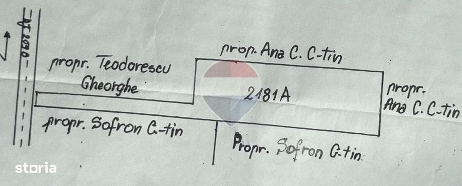 Teren de 1342 mp, în Borca