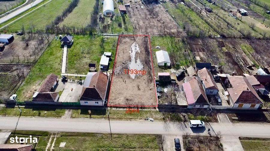 Teren de 1193 mp, în Fântânele