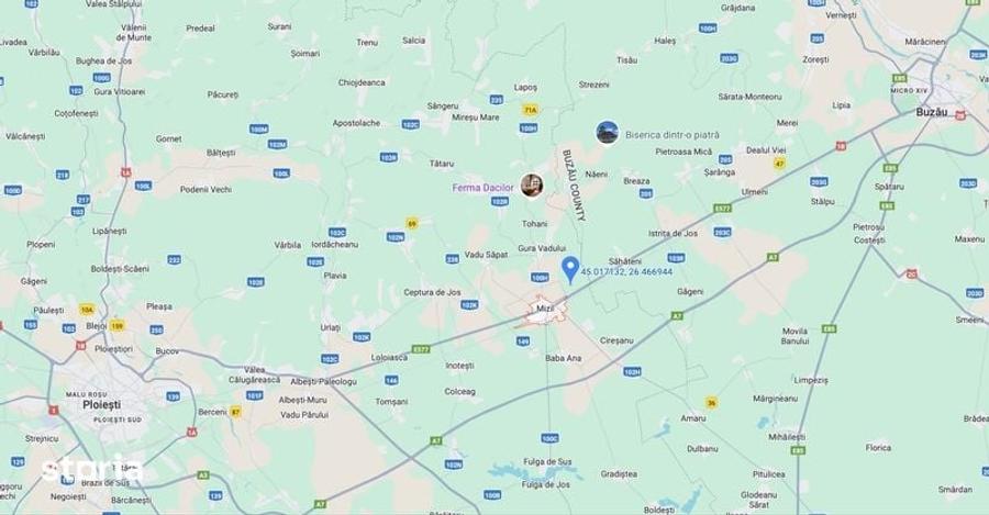 Teren de 20000 mp, în Central