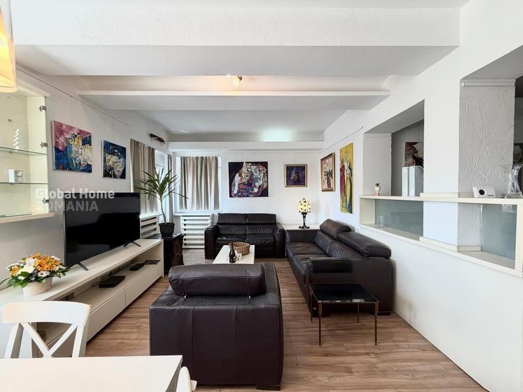 Apartament cu 4 camere decomandat, mobilat în Ultracentral