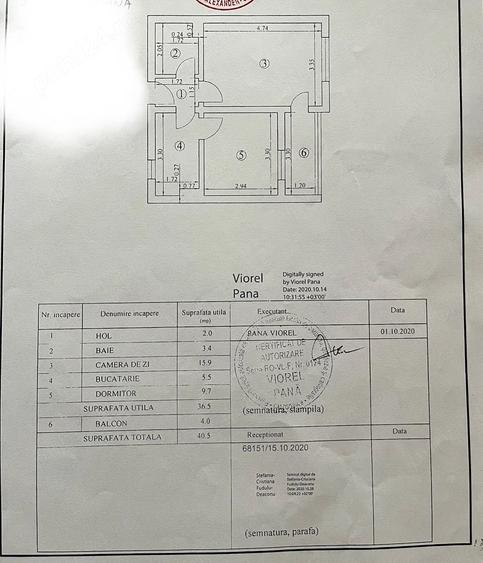 Apartament cu 2 camere semidecomandat în Ultracentral
