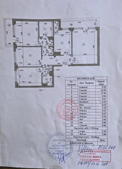 Apartament cu 4 camere decomandat în Apărătorii Patriei