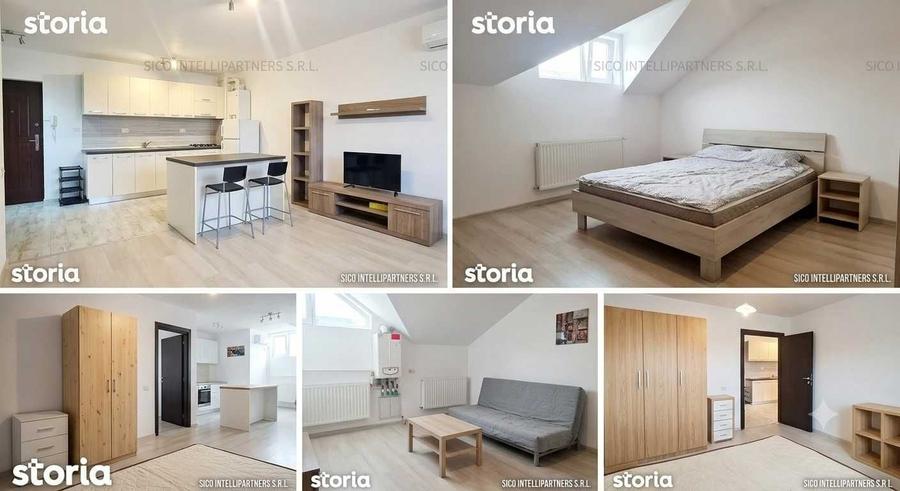 Apartament cu 2 camere semidecomandat în Chiajna