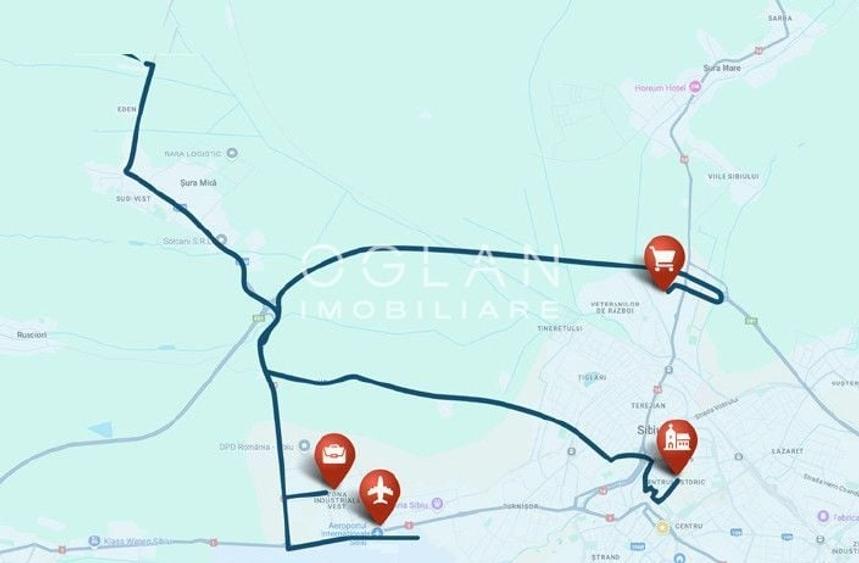 Casă individuală cu 4 camere cu Canalizare în Șura Mică