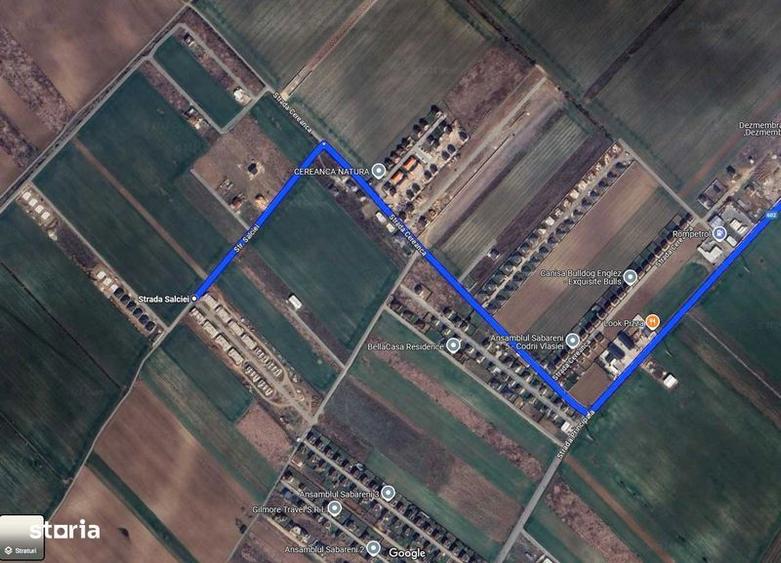Teren de 400 mp, în Săbăreni