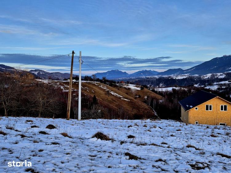 Sat Pe?tera Moeciu | Vedere panoramica Bucegi & Piatra Craiului - 5