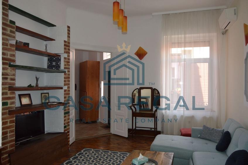 Apartament cu 3 camere semidecomandat, mobilat în Ultracentral