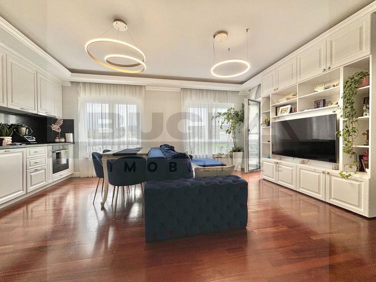 Apartament cu 3 camere semidecomandat, mobilat în Bună Ziua