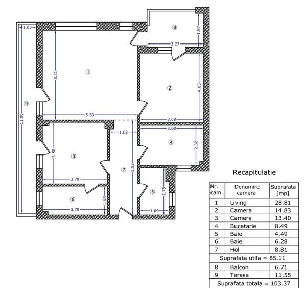 💎 3 Camere NOU 2025 | Proiect Boutique Exclusivist | Aerogării - 8