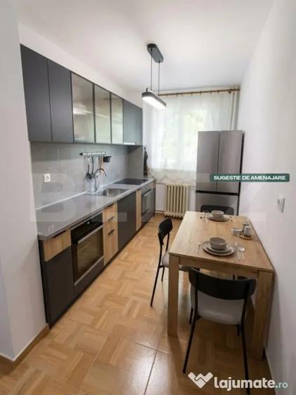 Apartament cu 2 camere decomandat în Gării