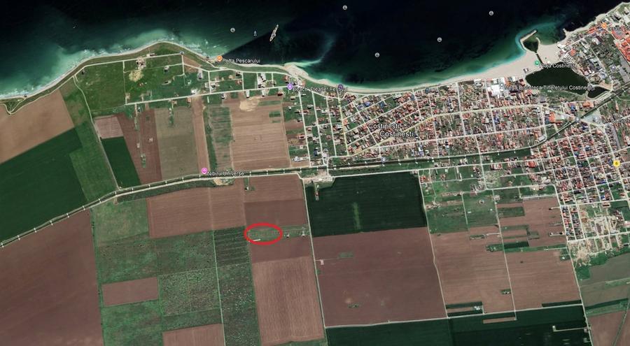 Teren Construcții intravilan de 500 mp, în Costinești