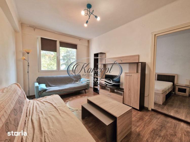 Apartament cu 2 camere semidecomandat, mobilat în Gruia