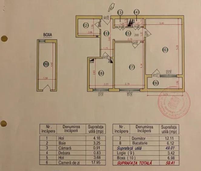 Apartament cu 2 camere decomandat în Nicolae Grigorescu