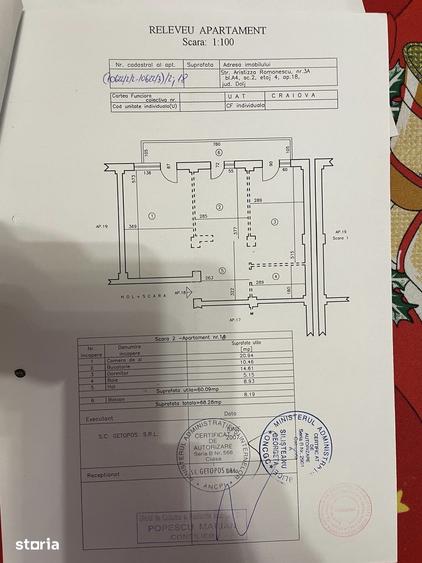 Apartament cu 3 camere, mobilat în Craiovița Nouă