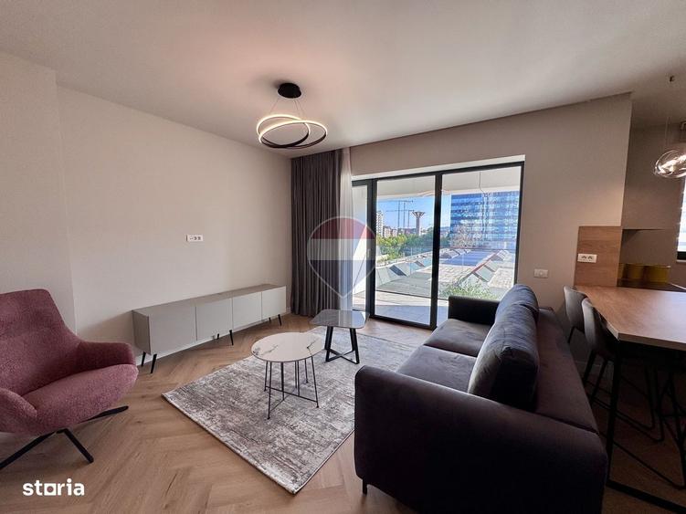 Apartament cu 2 camere, mobilat în Pipera