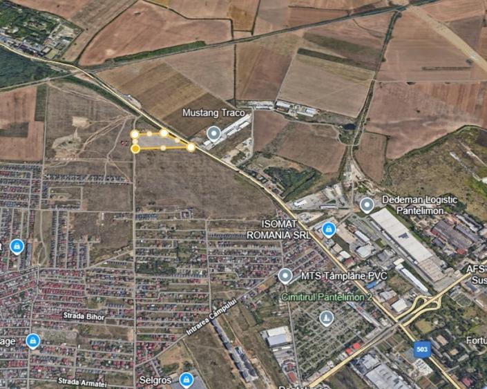 Teren Construcții intravilan de 35369 mp, în Pantelimon