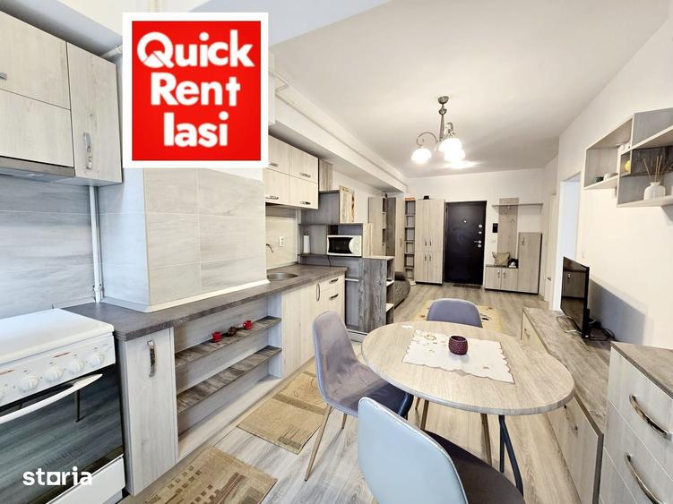 Palas Mall Bloc Nou Apartament 2 Camere Open Space Modern De Inchiriat - 5