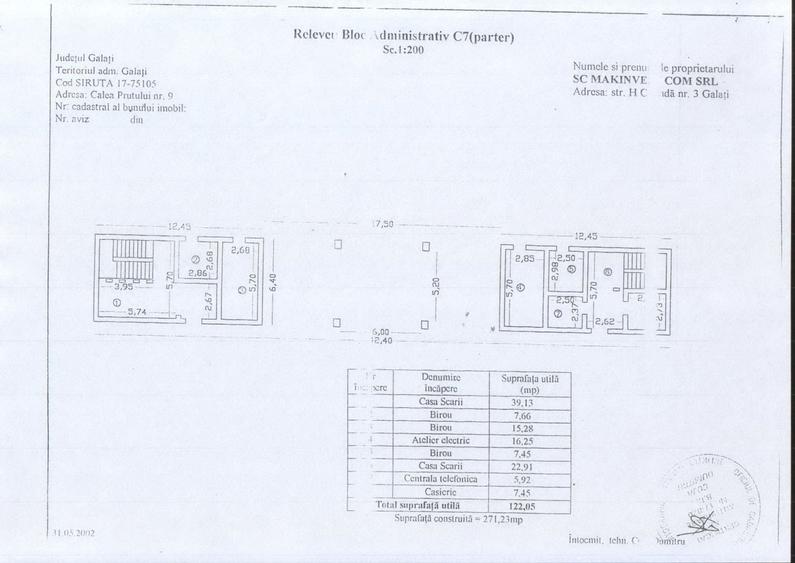 Spațiu industrial, de 267.89999389648 mp, în Est