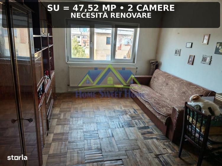 Apartament cu 2 camere decomandat în Central