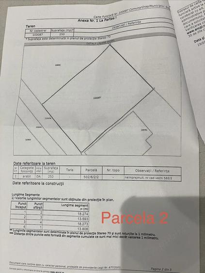 Teren de 750 mp, în Șura Mare