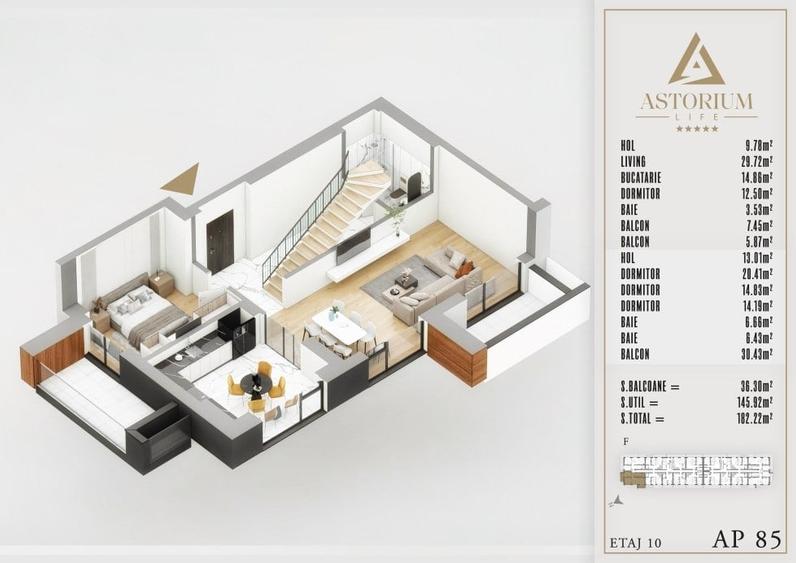 Apartament cu 5 camere decomandat în Theodor Pallady