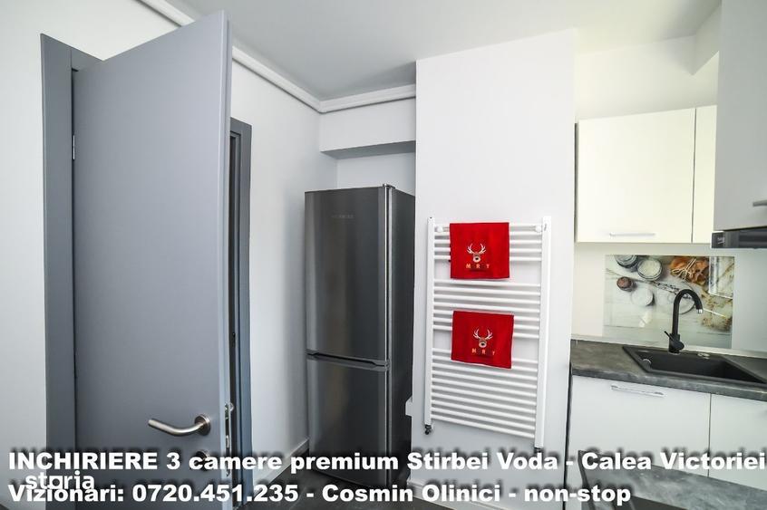 Apartament cu 3 camere, mobilat în Calea Victoriei