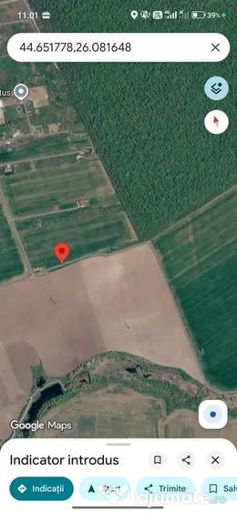 Teren de 2500 mp, în Snagov