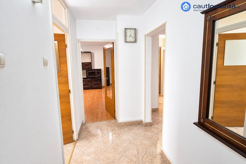 Apartament cu 3 camere decomandat, mobilat în Rahova