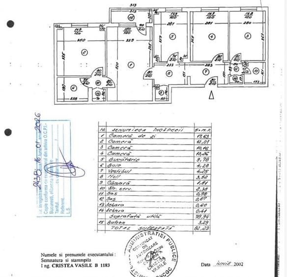 Apartament cu 4 camere semidecomandat în Brâncoveanu