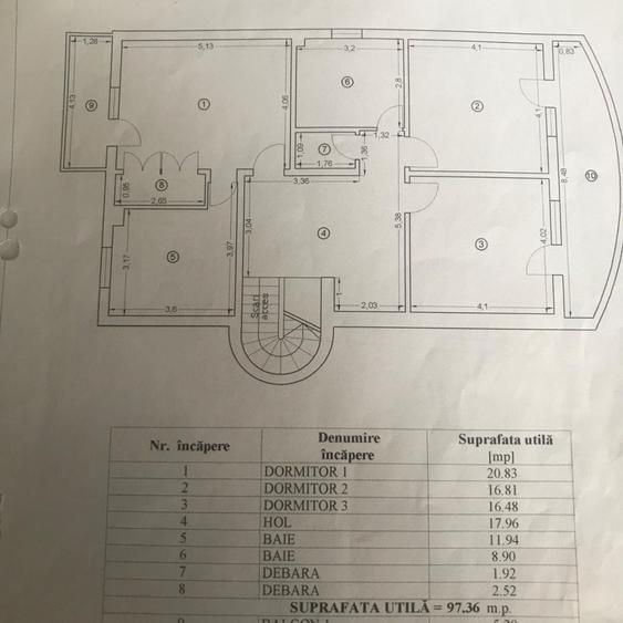 Casă cu 4 camere în Central