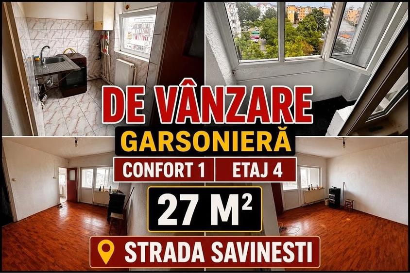 Garsonieră decomandată în 9 Mai
