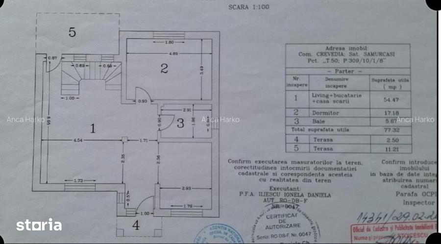Casă cu 4 camere cu Teren 500 Mp în Crevedia