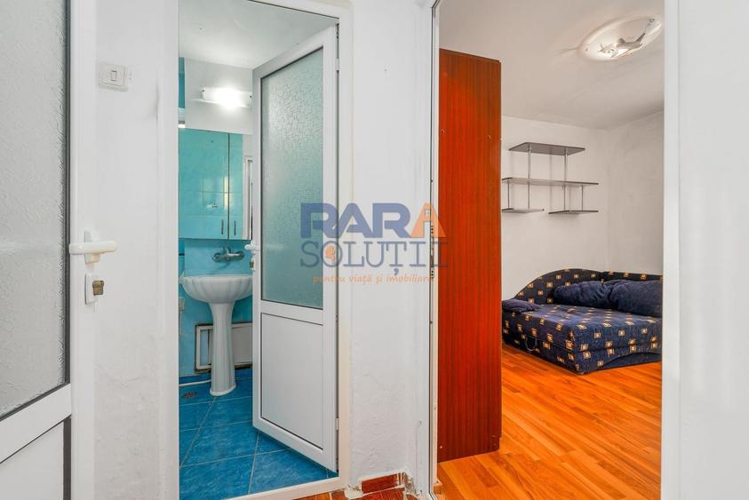Apartament cu 2 camere semidecomandat, mobilat în Central
