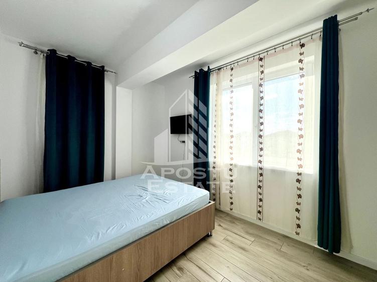 Apartament cu 2 camere semidecomandat, mobilat în Giroc