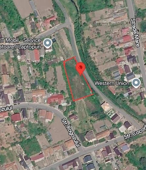 Teren Construcții intravilan de 2365 mp, în Lumina