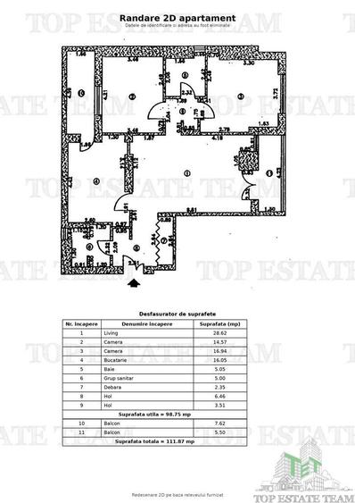 Apartament cu 3 camere, mobilat în Floreasca