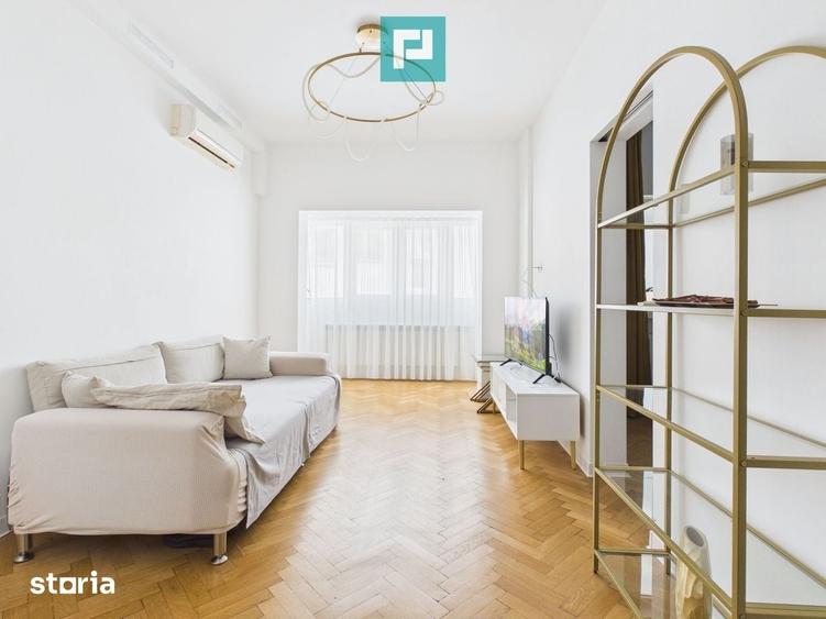 Apartament cu 2 camere, mobilat în Victoriei