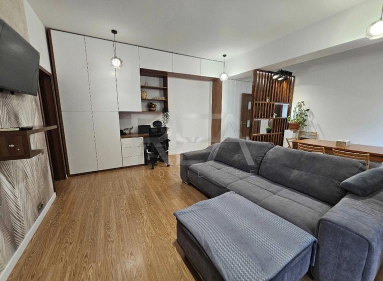 Apartament cu 2 camere semidecomandat, mobilat în Virtuții