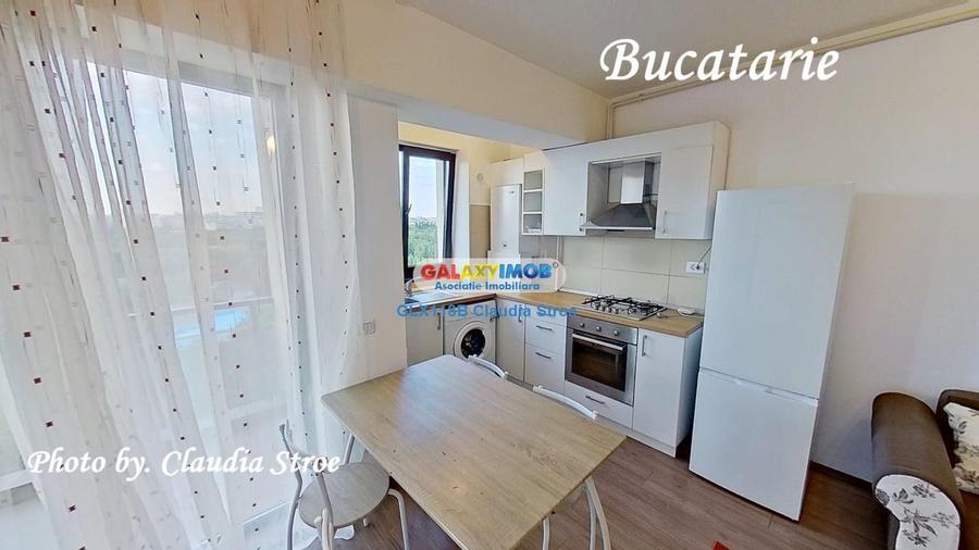 Apartament cu 2 camere semidecomandat, mobilat în Brâncoveanu
