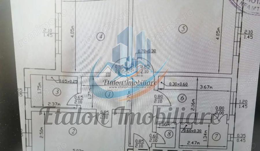 Apartament cu 3 camere decomandat în Calea Romanului