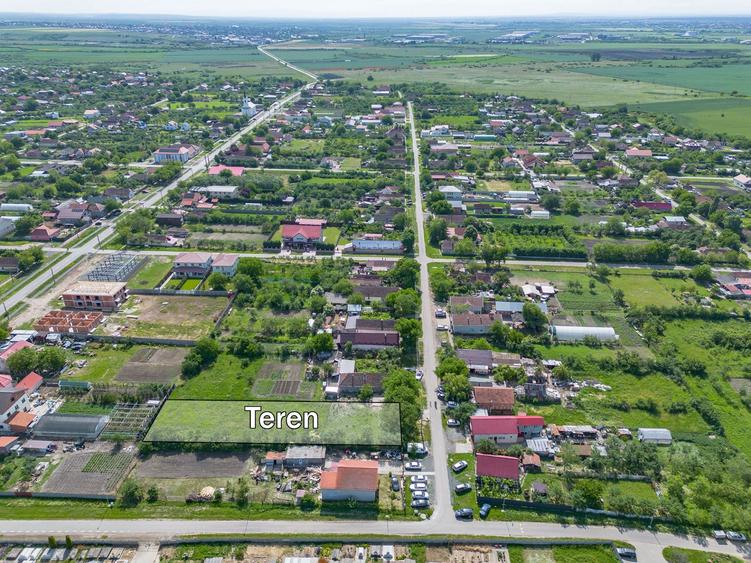 Teren Construcții intravilan de 1448 mp, în Cerneteaz