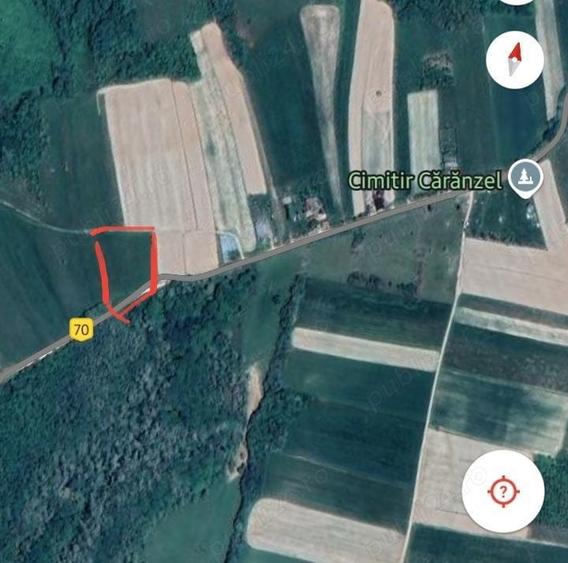 Teren de 5755 mp, în Cărănzel