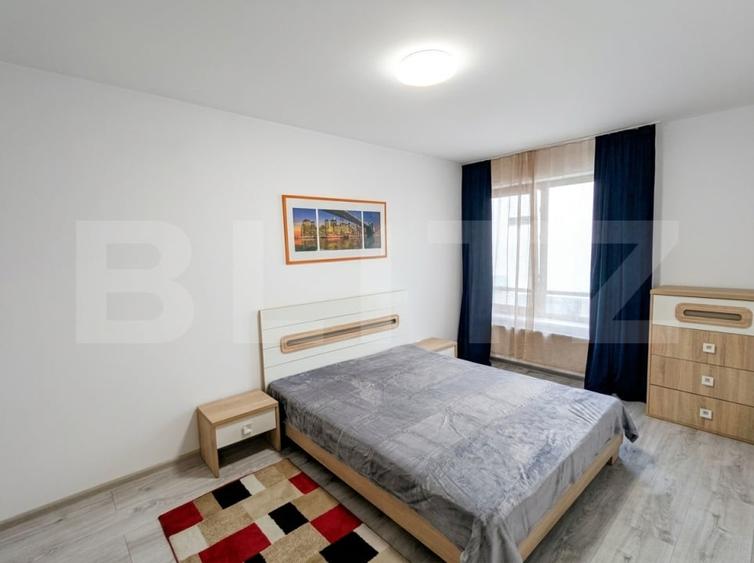 Apartament cu 2 camere semidecomandat, mobilat în Între Lacuri